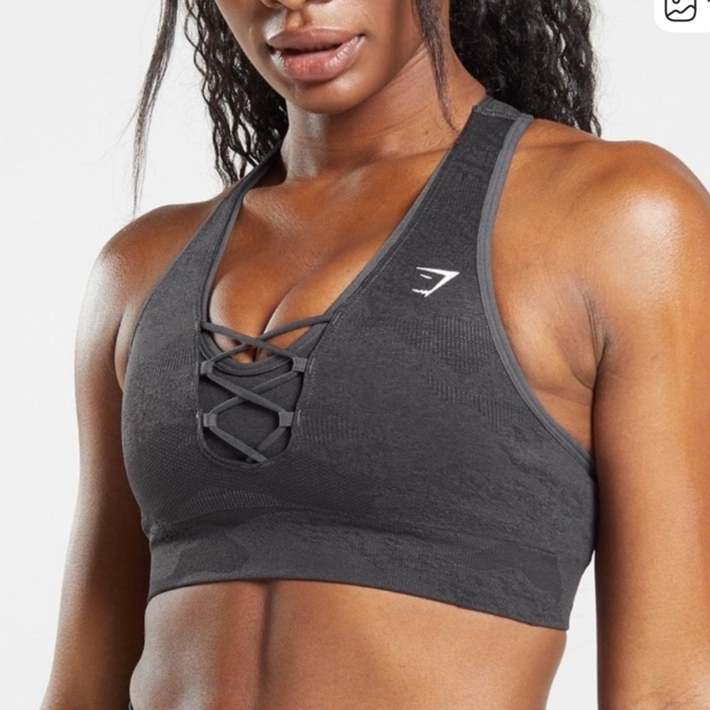 NWT Gymshark ADAPT CAMO SEAMLESS SPORTS BRA- Medium